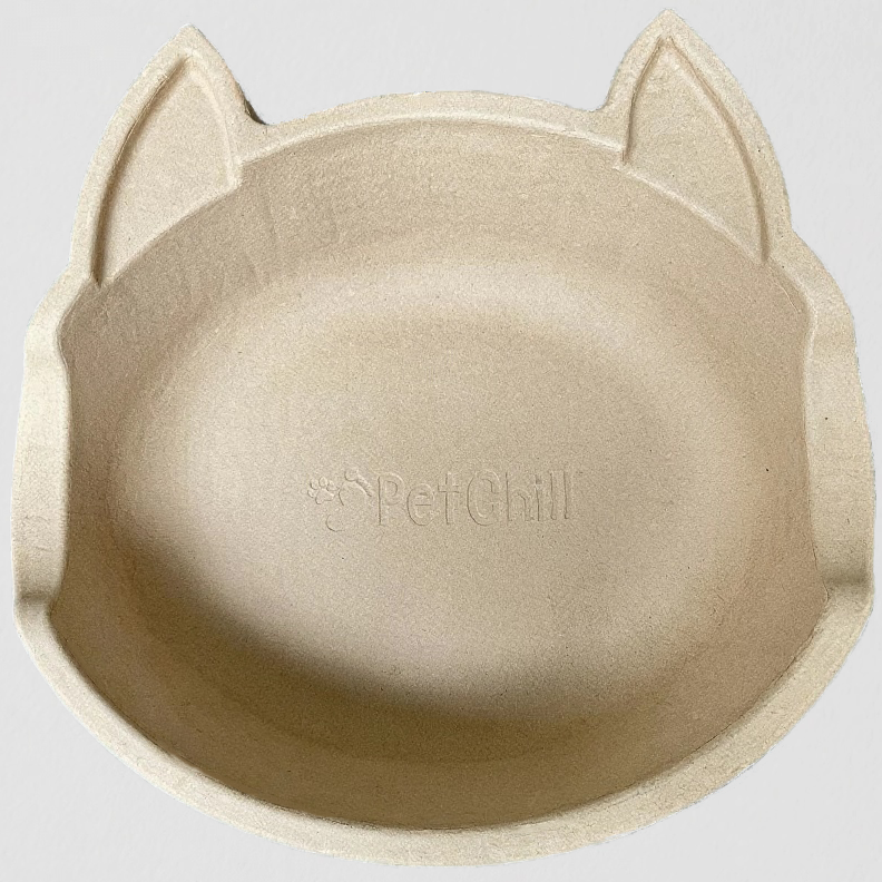 环保猫砂盆可降解猫盆纸浆猫砂盆纸浆模塑猫砂盆