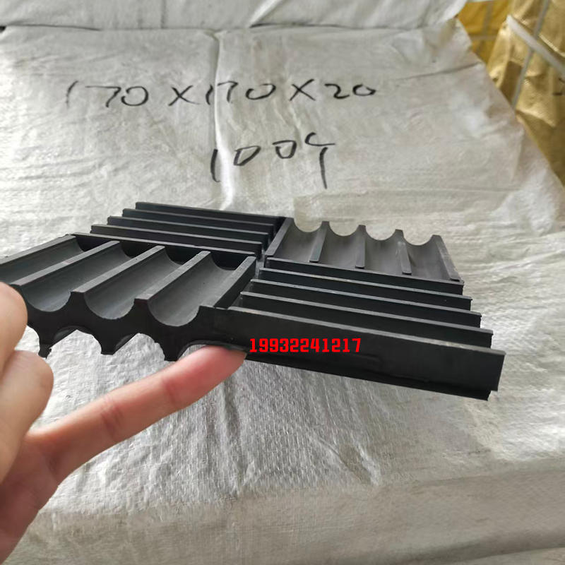 SD型橡胶减振垫水泵隔震垫脚复合橡胶垫可叠加钢板