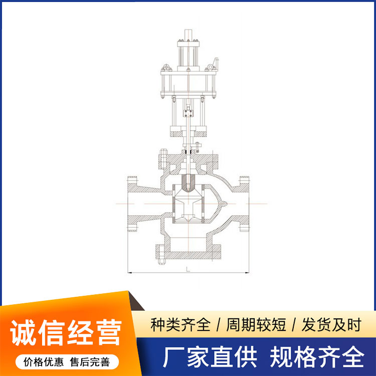 ZAZN型气动、电动双座调节阀