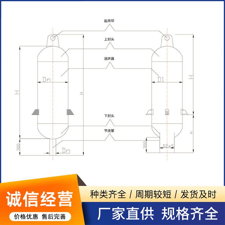 消声器、锅炉排汽消声器