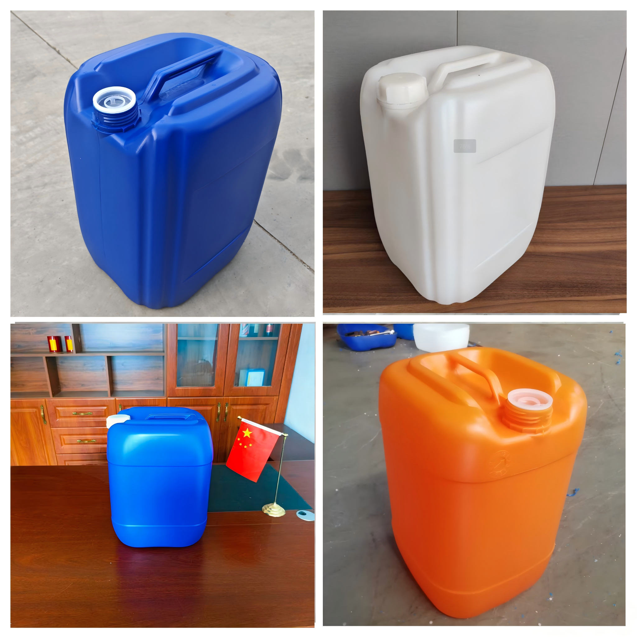 20L方形闭口堆码桶 工业密封周转塑料桶