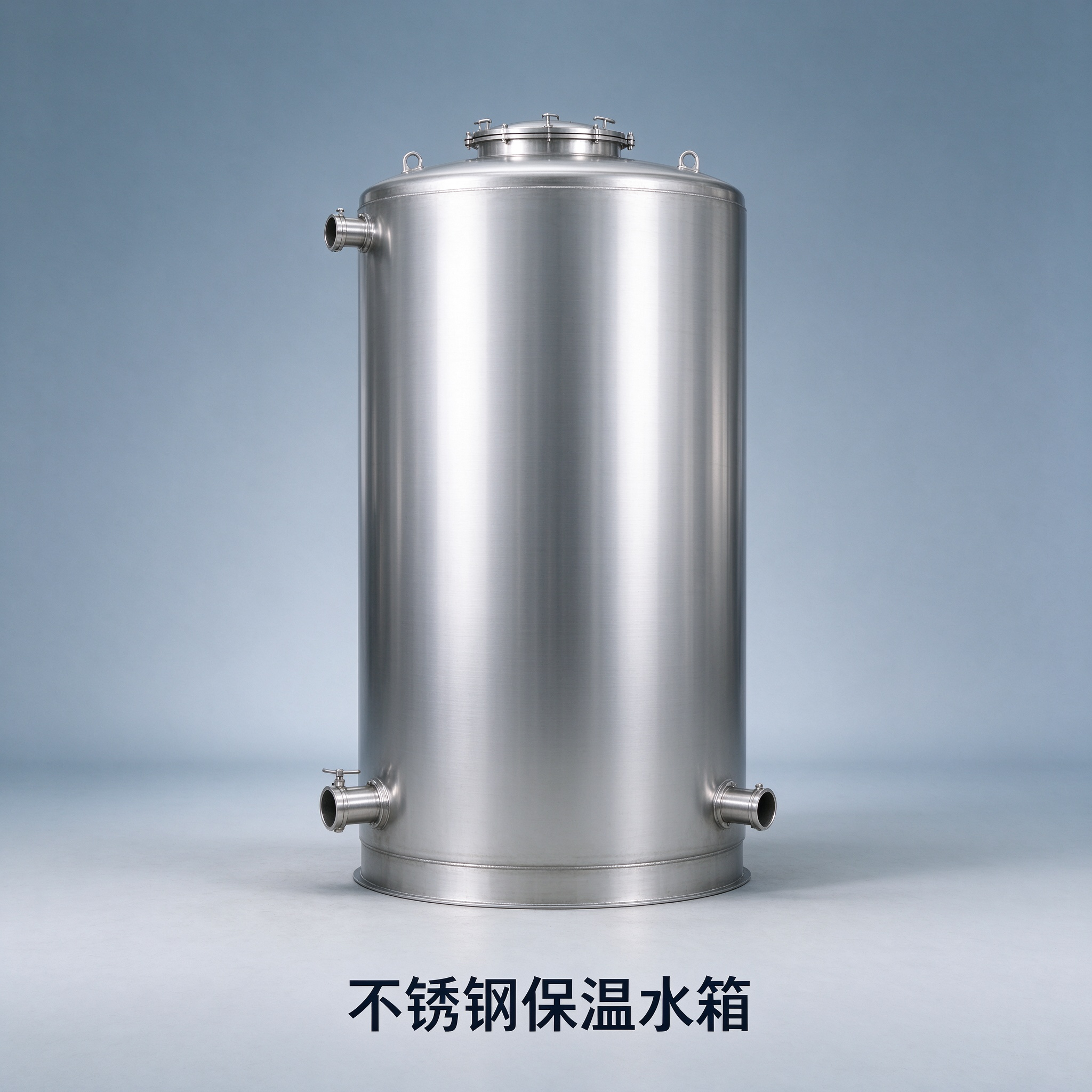 304 不锈钢保温水箱 立式圆形储热水箱 空气能配套水箱定制